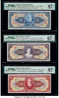 Brazil Thesouro Nacional; Banco Central Group Lot of 6 Graded Examples PMG Superb Gem Unc 67 EPQ (5); Gem Uncirculated 66 EPQ. 

HID09801242017

© 202...