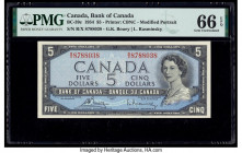Canada Bank of Canada $5 1954 BC-39c PMG Gem Uncirculated 66 EPQ. 

HID09801242017

© 2020 Heritage Auctions | All Rights Reserved