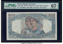 France Banque de France 1000 Francs 31.5.1945 Pick 130a PMG Superb Gem Unc 67 EPQ. 

HID09801242017

© 2020 Heritage Auctions | All Rights Reserved