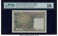 French Somaliland Tresor Public, Cote Francaise des Somalis 100 Francs ND (1952) Pick 26 PMG Choice About Unc 58. 

HID09801242017

© 2020 Heritage Au...