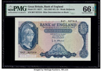 Great Britain Bank of England 5 Pounds ND (1957-67) Pick 371 PMG Gem Uncirculated 66 EPQ. 

HID09801242017

© 2020 Heritage Auctions | All Rights Rese...