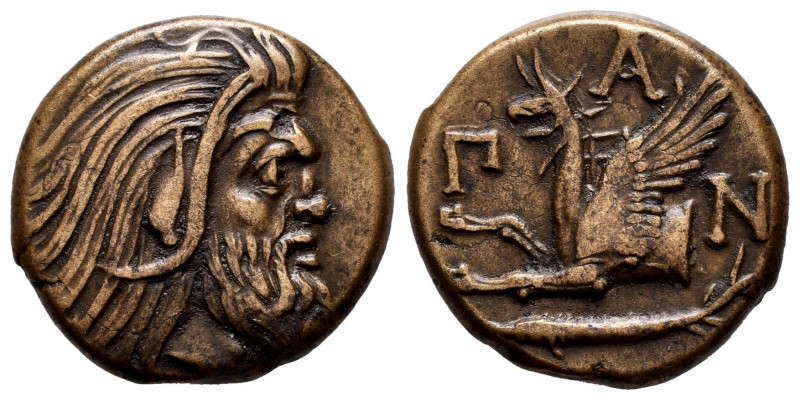 Cimmerian Bosporos. Pantikapaion. AE 21. 325-310 BC. (SNG Stancomb-542). (MacDon...