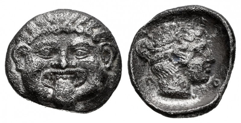 Macedon. Neapolis. Hemidrachm. 375-350 BC. (Sng Ans-428-54). (Hgc-3.1, 588). Anv...