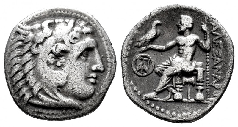 Kingdom of Macedon. Demetrios I Poliorketes. Drachm. 295-294 BC. Miletos. (Price...