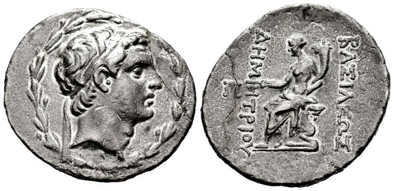 Seleukid Kingdom. Demetrios I Soter. Tetradrachm. 162-154 BC. Antioch. (SC-1638)...
