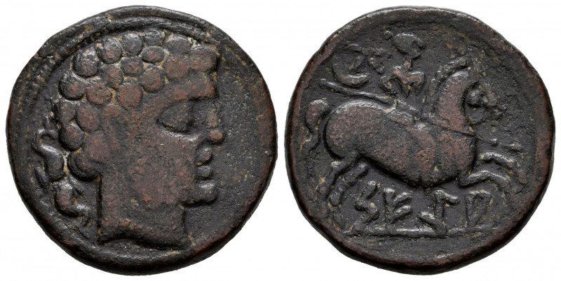 Sekia. Unit. 120-20 BC. Ejea de los Caballeros (Zaragoza). (Abh-2157). (Acip-145...