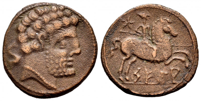 Sekia. Unit. 120-20 BC. Ejea de los Caballeros (Zaragoza). (Abh-2159). (Acip-144...