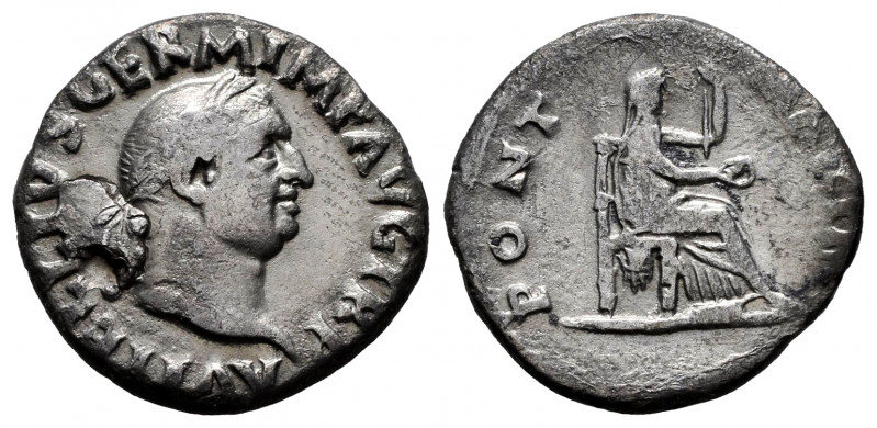 Vitellius. Denarius. 69 AD. Rome. (Ric-107). (Bmcre-34). (Rsc-72). Anv.: A VITEL...