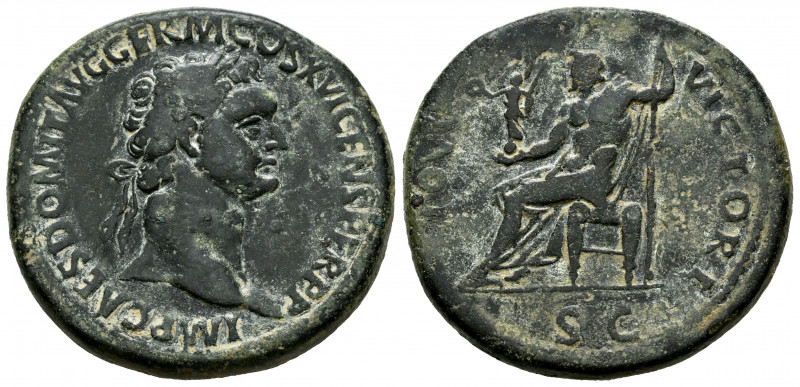 Domitian. Sestertius. 95-96 AD. Rome. (Ric-751). (Bmcre-464). (Ch-315). Anv.: IM...