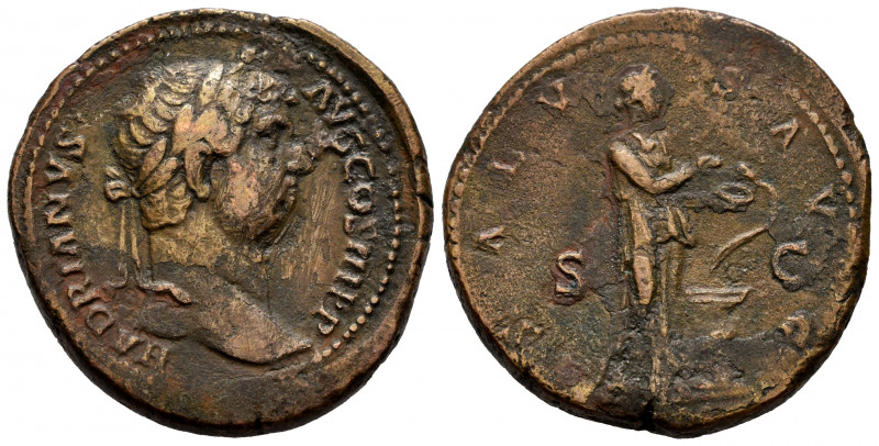 Hadrian. Sestertius. 135 AD. Rome. (Ric-2168). (Bmcre-1555). Anv.: HADRIANVS AVG...