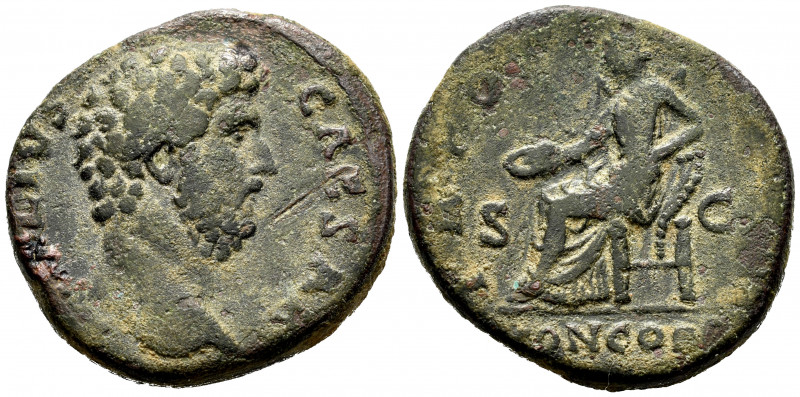 Aelius. Unit. 137 AD. Rome. (Ric-1070 Hadrian). Anv.: (L AE)LIVS CAESAR, bare he...