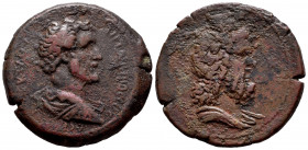 Antoninus Pius. AE Drachm. 138-161 AD. Alexandria. (Dattari-8668). Rev.: Serapis. Ae. 26,73 g. Scarce. Choice F. Est...200,00. 

Spanish Description...