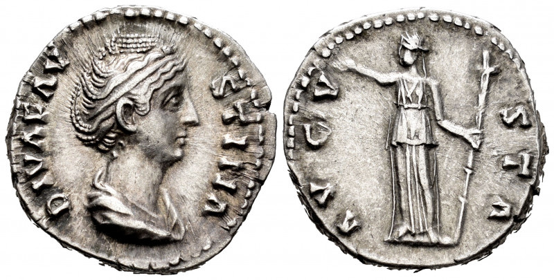 Faustina Senior. Denarius. 141 AD. Rome. (Spink-4583). (Ric-361). (Seaby-101a). ...