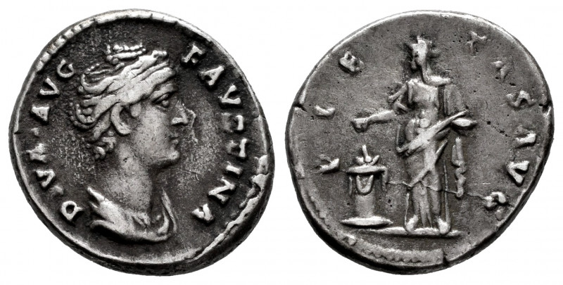 Faustina Senior. Denarius. 147 AD. Rome. (Spink-4598). (Ric-394a). (Seaby-234). ...