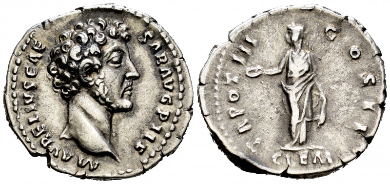 Marcus Aurelius. Denarius. 148-149 AD. Rome. (Spink-4781). (Ric-448d). (Seaby-16...