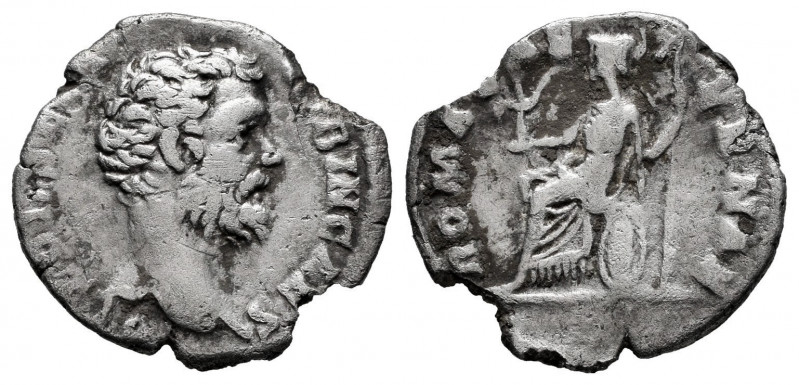 Clodius Albinus. Denarius. 193-195 AD. Rome. (Ric-11). Anv.: D CL SEPT ALBIN CAE...