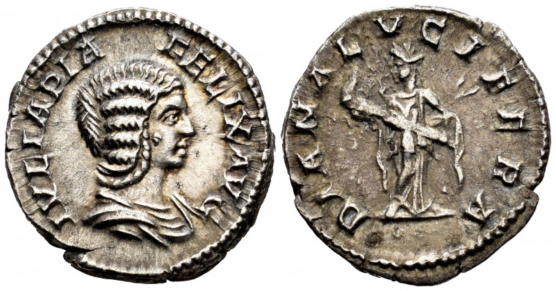 Julia Domna. Denarius. 214 AD. Rome. (Spink-7100). (Ric-373a). (Seaby-32). Rev.:...