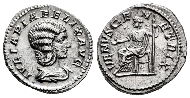 Julia Paula. Denarius. 219-220 AD. Rome. (Ric-222). (Bmcre-177). (Rsc-21). Anv.:...