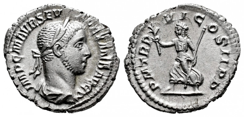 Severus Alexander. Denarius. 227 AD. Rome. (Spink-7904). (Ric-83). (Seaby-319). ...