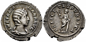 Julia Mamaea. Denarius. 228 AD. Rome. (Ric-335). (Ch-17). (Bmc-483). Anv.: IVLIA MA-MAEA AVG Diademed and draped bust of Julia Mamaea to right. Rev.: ...