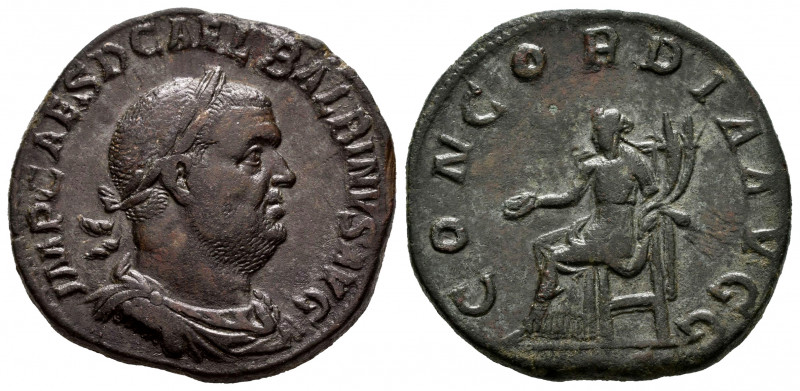 Balbinus. Sestertius. 238 AD. Rome. (Ric-VI 22). (Bmcre-18). (C-4). Anv.: IMP CA...