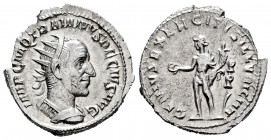 Trajan Decius. Antoninianus. 249-251 AD. Rome. (Ric-IV 16c). (Rsc-49). Anv.: IMP C M Q TRAIANVS DECIVS AVG, radiate, draped and cuirassed bust to righ...