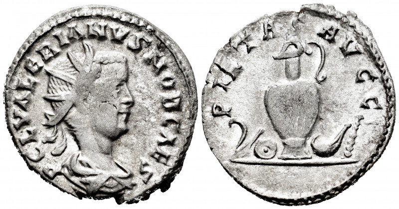 Valerian II. Antoninianus. 256-257 AD. Rome. (Ric-20). (Seaby-50). Rev.: PIETAS ...