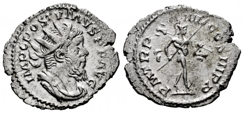 Postumus. Denarius. 263 AD. Cologne. (Spink-10974). (Ric-57). (Seaby-273). Rev.:...