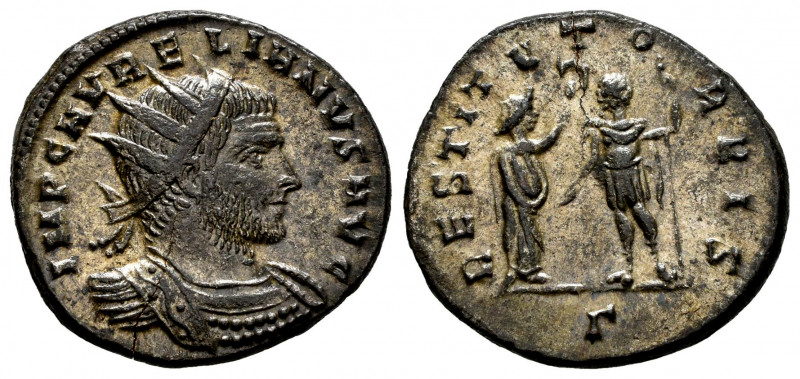 Aurelian. Antoninianus. 272-273 AD. Cyzicus. (Ric-347). Anv.: IMP AVRELIANVS AVG...