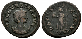 Magnia Urbica. Antoninianus. 282-284 AD. Rome. (Ric-V 2 343 (Carus)). Anv.: MAGN VRBICA AVG, diademed and draped bust to right, on crescent. Rev.: VEN...