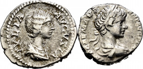 Lot of 2 Roman denarii, Julia Domna and Caracalla. TO EXAMINE. Choice F/Almost VF. Est...50,00. 

Spanish Description: Lote de 2 denarios romanos, J...