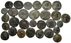 Lot of 29 small module Roman bronzes. TO EXAMINE. Almost VF/XF. Est...300,00. 

Spanish Description: Lote de 29 bronces romanos de módulo pequeño. A...