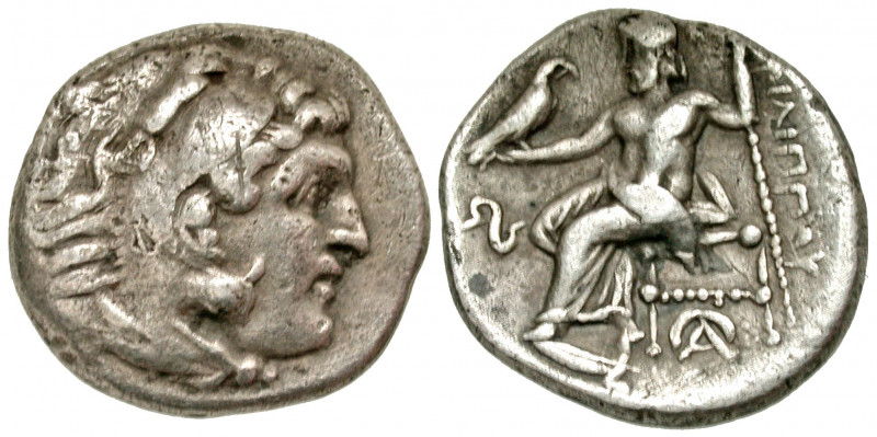 Macedonian Kingdom. Philip III Arrhidaios. 323-317 B.C. AR drachm (17.9 mm, 4.17...