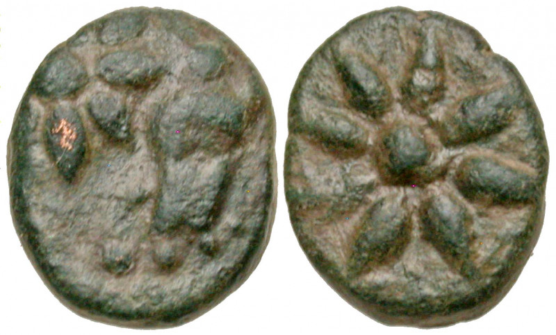 Pontos, Uncertain. Ca. 130-100 B.C. AE 11 (11.3 mm, 1.17 g). Head of horse right...