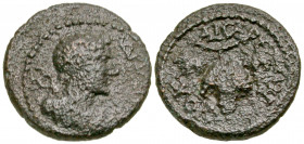 Cilicia, Diocaesarea. Pseudo-autonomous. Time of Antoninus Pius, A.D. 138-161. AE 16 (16.4 mm, 2.77 g, 12 h). ΑΔΡΙΑΝΩΝ, bare-headed, draped bust of He...