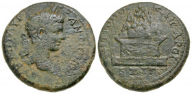 Cappadocia, Caesarea. Caracalla. A.D. 198-217. AE 29 (29 mm, 16.96 g, 1 h). Dated RY 13 of Sept. Severus = A.D. 204/5. AY KAI M AYPH ANT NINOC, laurea...