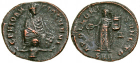 Anonymous Pagan Issues. Ca. A.D. 305-313. AE quarter-follis (16 mm, 1.69 g, 6 h). Struck under Maximinus II Daza. Antioch mint, Struck A.D. 311-312. G...
