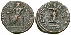 Maximinus II Daza. A.D. 309-313. BI quarter follis (15.5 mm, 1.57 g, 6 h). Anonymous Pagan Issue. Antioch mint, Struck A.D.311-312. IOVI CONS-ERVATORI...