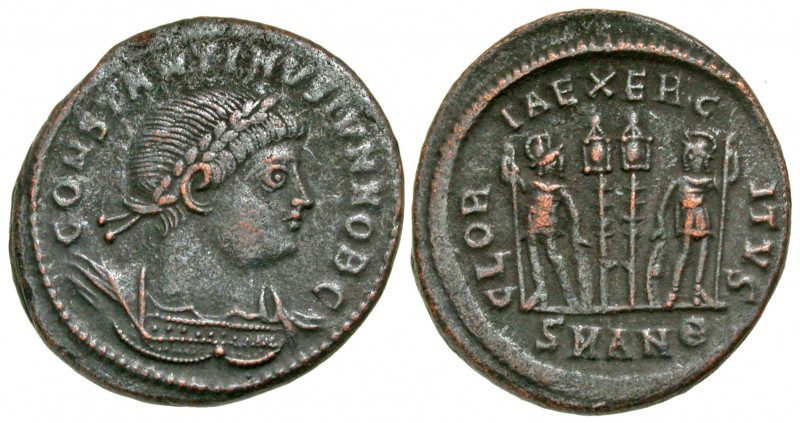 Constantine II. As Caesar, A.D. 317-337. BI centenionalis (19.1 mm, 2.53 g, 5 h)...