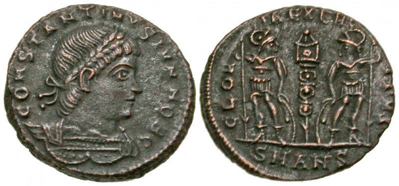 Constantine II. As Caesar, A.D. 317-337. BI centenionalis (15.9 mm, 1.94 g, 1 h)...