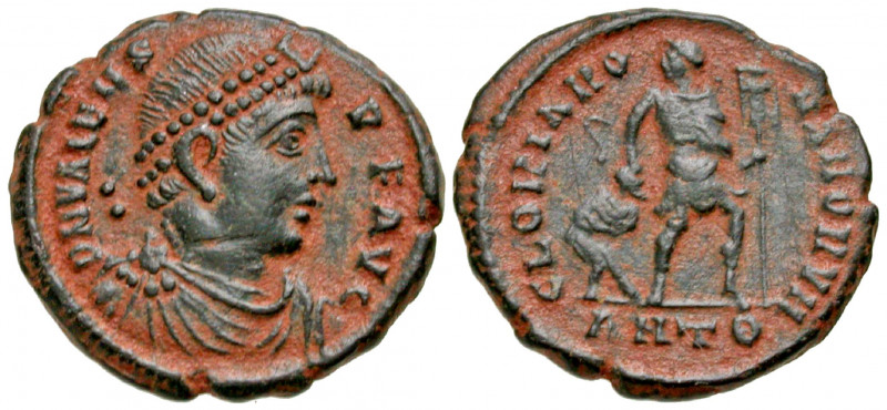 Valens. A.D. 364-378. AE centenionalis (16.9 mm, 2.39 g, 12 h). Antioch Mint, St...