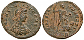 Arcadius. A.D. 383-408. AE majorina (23.1 mm, 5.55 g, 12 h). Heraclea mint, Struck A.D. 387-392. D N ARCADIVS P F AVG, diademed, draped and cuirassed ...