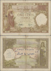 Djibouti: Banque de l'Indo-Chine – Djibouti / French Somaliland 500 Francs 1938, P.9b, still nice for the large size format oft he note, some margin s...