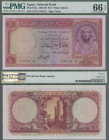 Egypt: National Bank of Egypt 10 Pounds 1952, P.32a, signature Fekry, PMG graded 66 Gem Uncirculated EPQ.
 [differenzbesteuert]