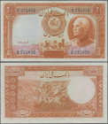 Iran: Bank Melli Iran 20 Rials SH1317 (1938) with western serial numbers, P.34Aa, great original shape with a few soft folds and minor spots only, Con...