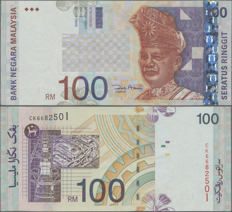 Malaysia: Bank Negara Malaysia 100 Ringgit ND(1998-2001), signature: Zeti Aziz, ...