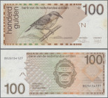 Netherlands Antilles: Bank van de Nederlandse Antillen 100 Gulden 1986, P.26a, almost perfect condition with tiny spot at right border, Condition: aUN...