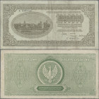 Poland: Polska Krajowa Kasa Pożyczkowa 1 Million Marek Polskich 1923 with small serial number E6563728, P.37.1, lightly stained paper with a few folds...