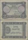 Poland: Ministry of Finance 2 Zlote 1925, P.47a, always a very popular banknote in nice condition, stronger vertical fold and tiny tear at upper right...