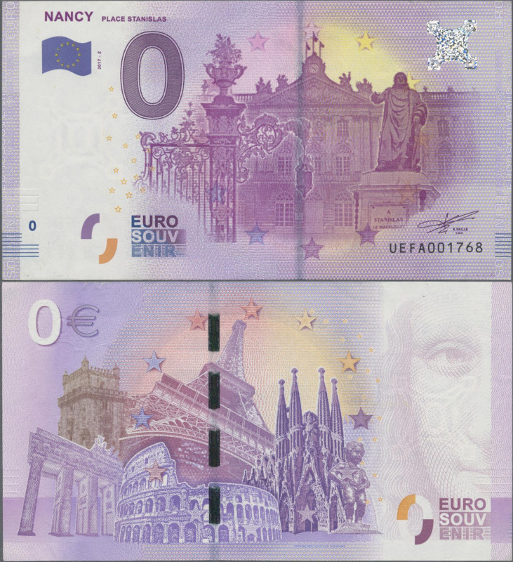 Testbanknoten: Zero Euro advertising note Nancy 2017, 2nd print in UNC condition...